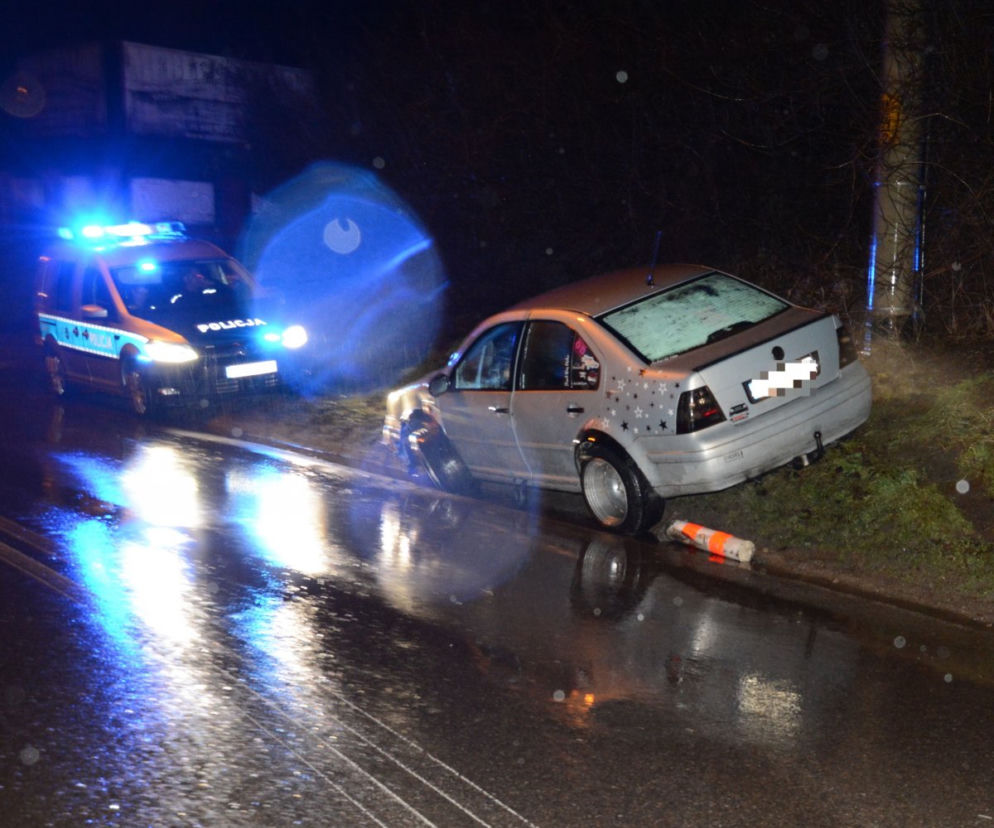Podkarpackie. Pijany kierowca sprawcą kolizji drogowej [ZDJĘCIA]