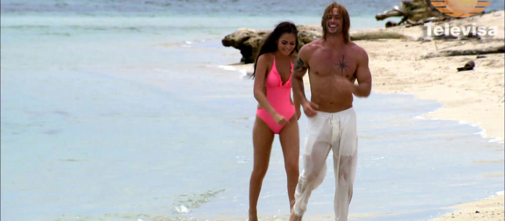 La Tempestad. Marina (Jimena Navarrete), Damian (William Levy)
