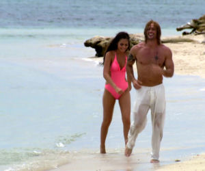 La Tempestad. Marina (Jimena Navarrete), Damian (William Levy)