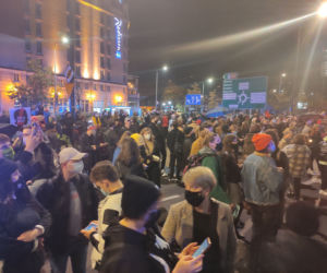 Protest kobiet w Warszawie