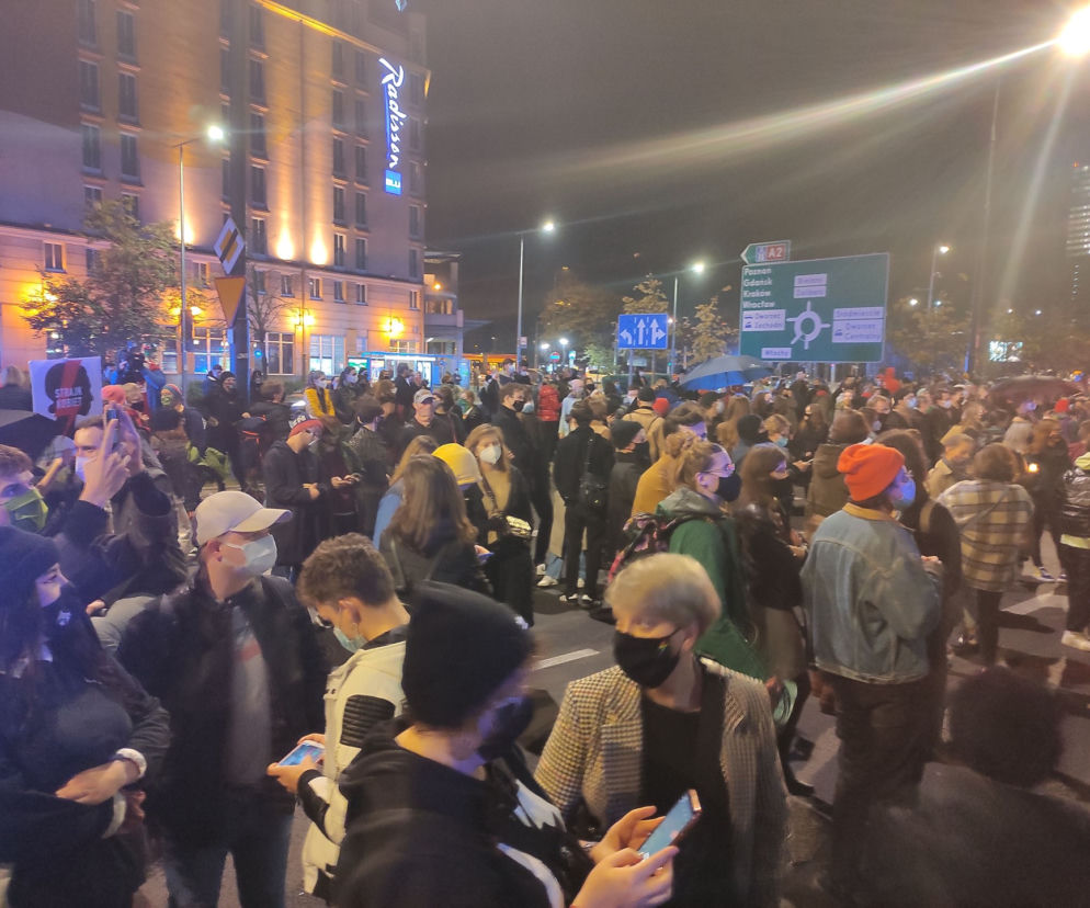 Protest kobiet w Warszawie