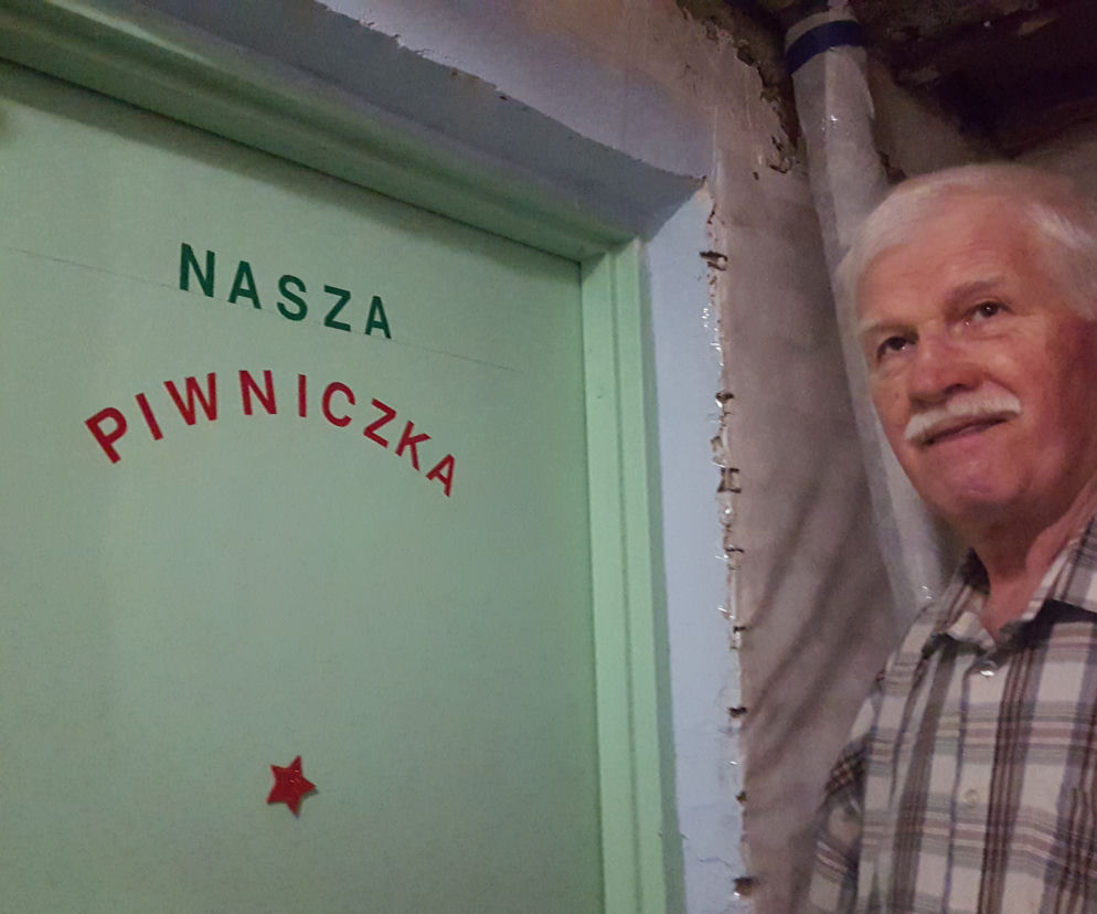 Niezwykła piwnica w zwykłym bloku. Pan Roman stworzył tam siłownię dla sąsiadów [WIDEO]