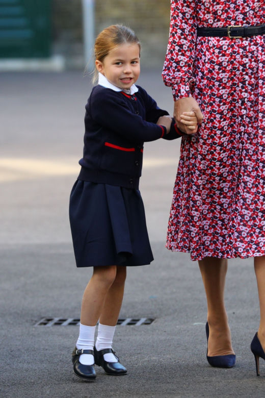 Księżńiczka Charlotte - pierwszy dzień w szkole