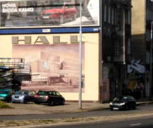 Mural nawiązujący do teatru lalek Pleciuga przy al. Wyzwolenia