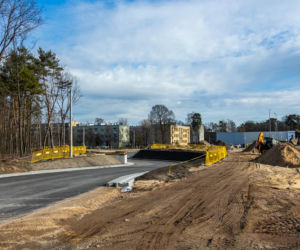 Budowa tunelu pod torami przy PKP Warszawa Wesoła