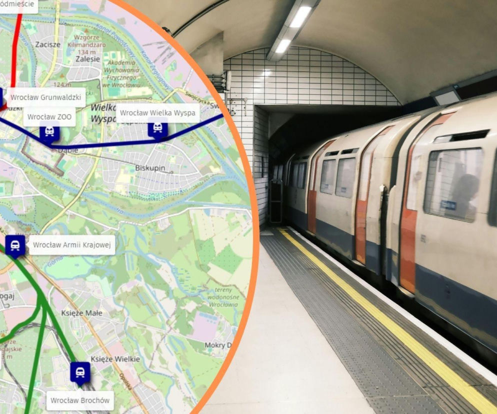 Dziewięć stacji i tunel „Proca”. Oto plan metra dla Wrocławia