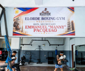 Karol Nawrocki i Manny Pacquiao