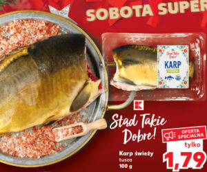 Karp świeży tusza 1,79 zł/1 kg  