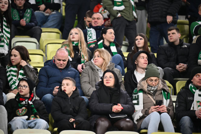 Lechia Gdańsk - Jagiellonia Białystok: Zdjęcia kibiców i zawodników z meczu 24. kolejki PKO BP Ekstraklasy