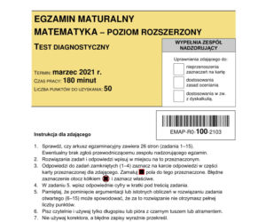 Matura próbna 2021: Matematyka [POZIOM ROZSZERZONY] Arkusze CKE