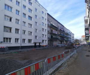 Przebudowa ulic w centrum Szczecina - marzec 2021