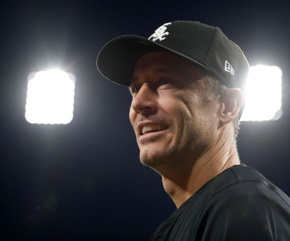 Robert Lewandowski na boisku baseballowym. Polski napastnik zaskoczył Amerykanów