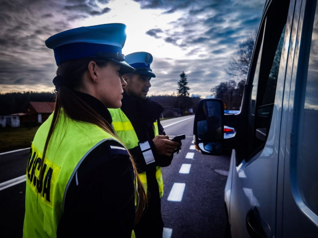 Policjantki na granicy polsko-białoruskiej