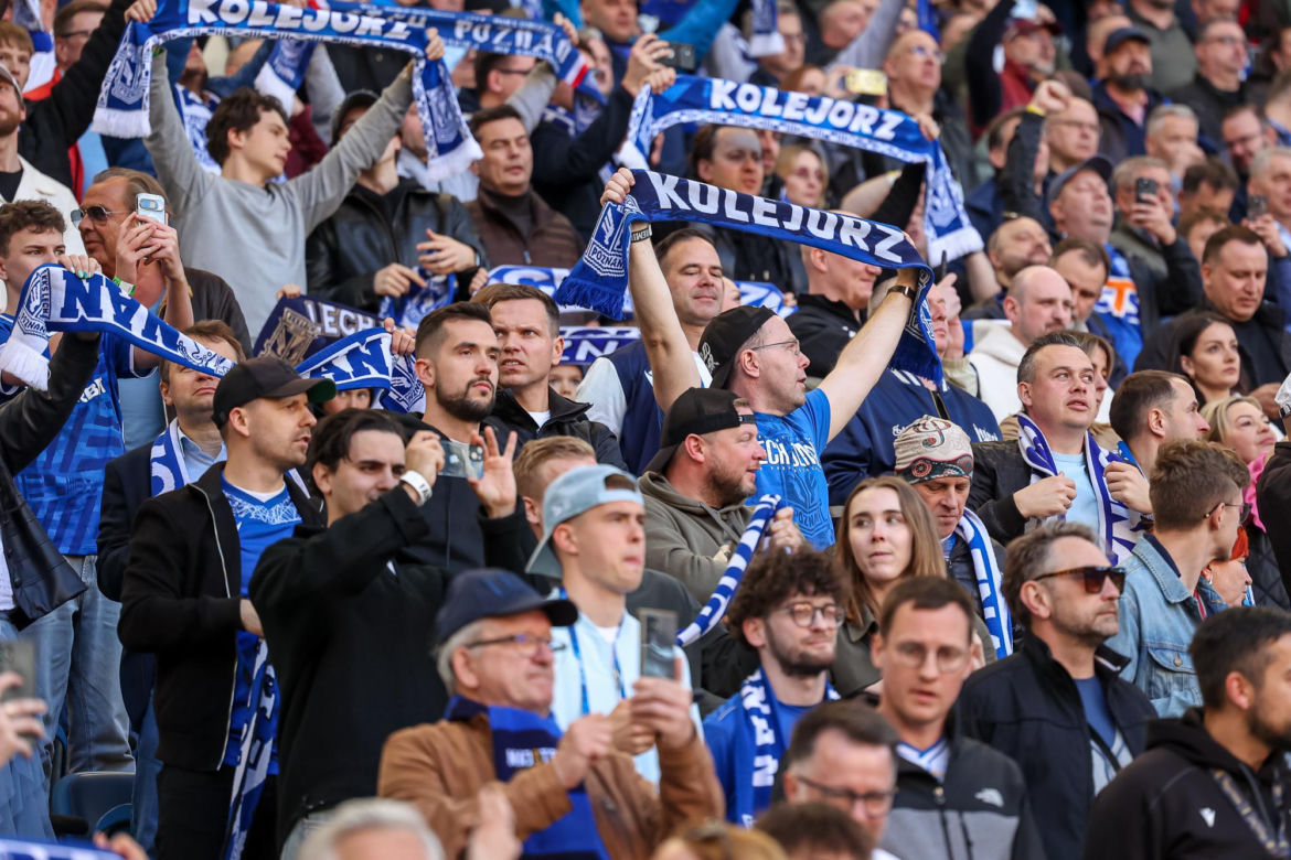 Lech Poznań - Legia Warszawa: Zdjęcia kibiców i zawodników z meczu 30. kolejki PKO BP Ekstraklasy