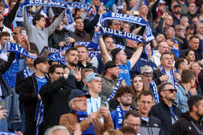 Lech Poznań - Legia Warszawa: Zdjęcia kibiców i zawodników z meczu 30. kolejki PKO BP Ekstraklasy