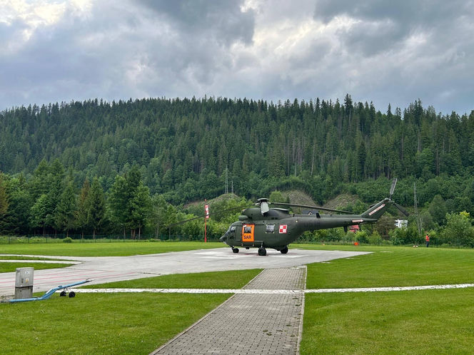 Wojskowy Sokół w Tatrach. Ratownicy TOPR ze wsparciem z Powidza