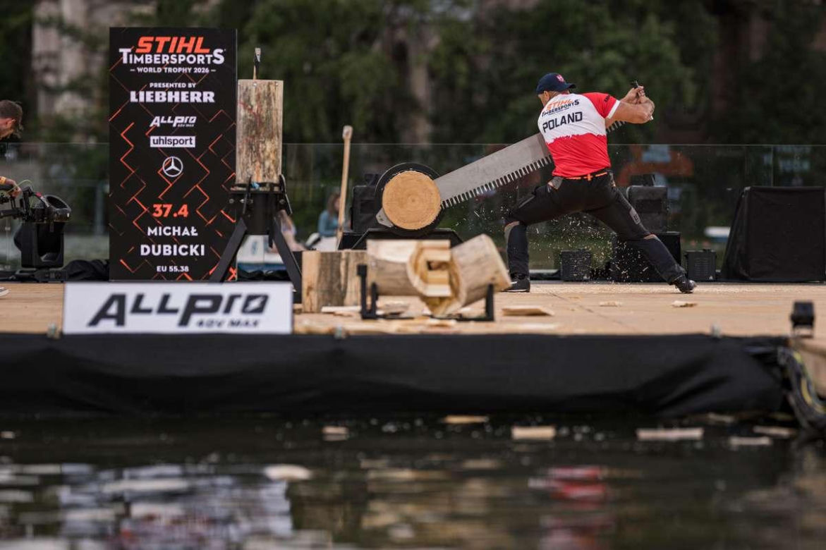 Michał Dubicki, drwal Stihl Timbersports