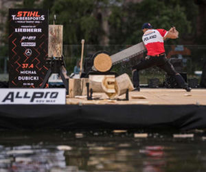 Michał Dubicki, drwal Stihl Timbersports