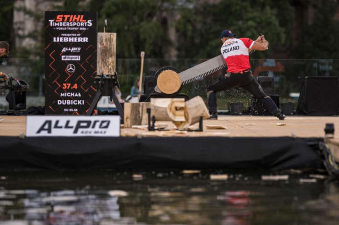 Michał Dubicki, drwal Stihl Timbersports