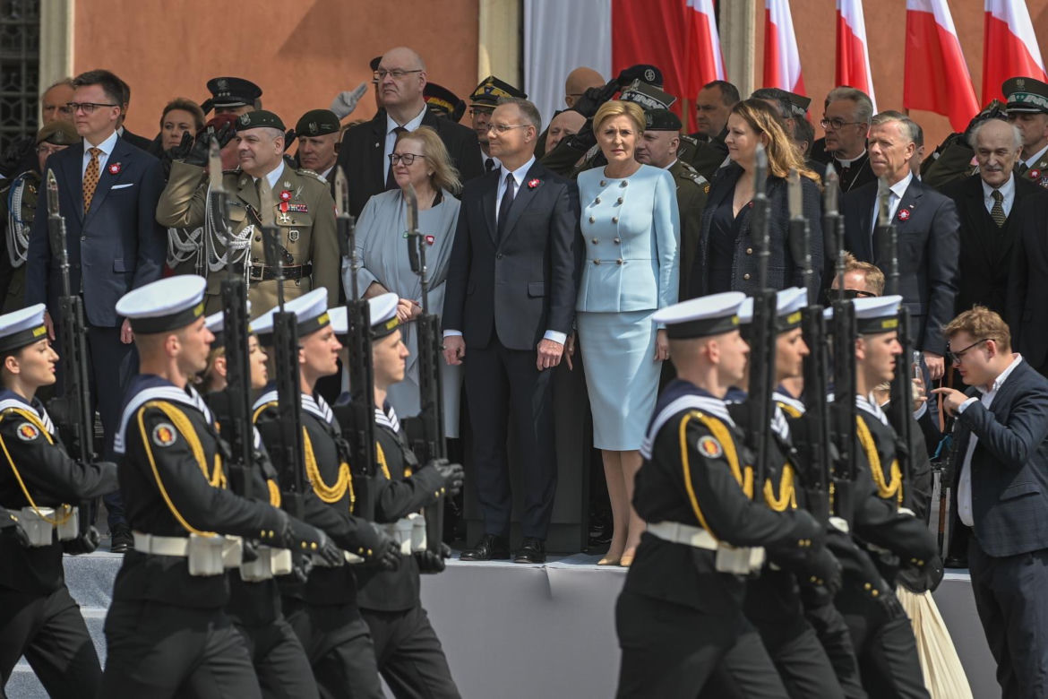 Uroczystości na pl. Zamkowym w Warszawie (3.05.2025)