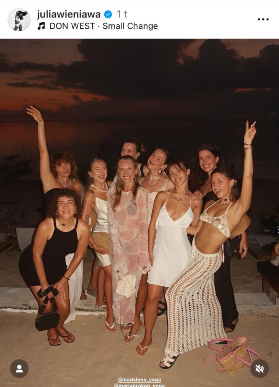 Julia Wieniawa na Bali