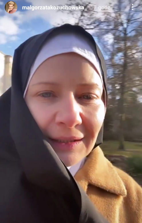 Małgorzata Kożuchowska została zakonnicą