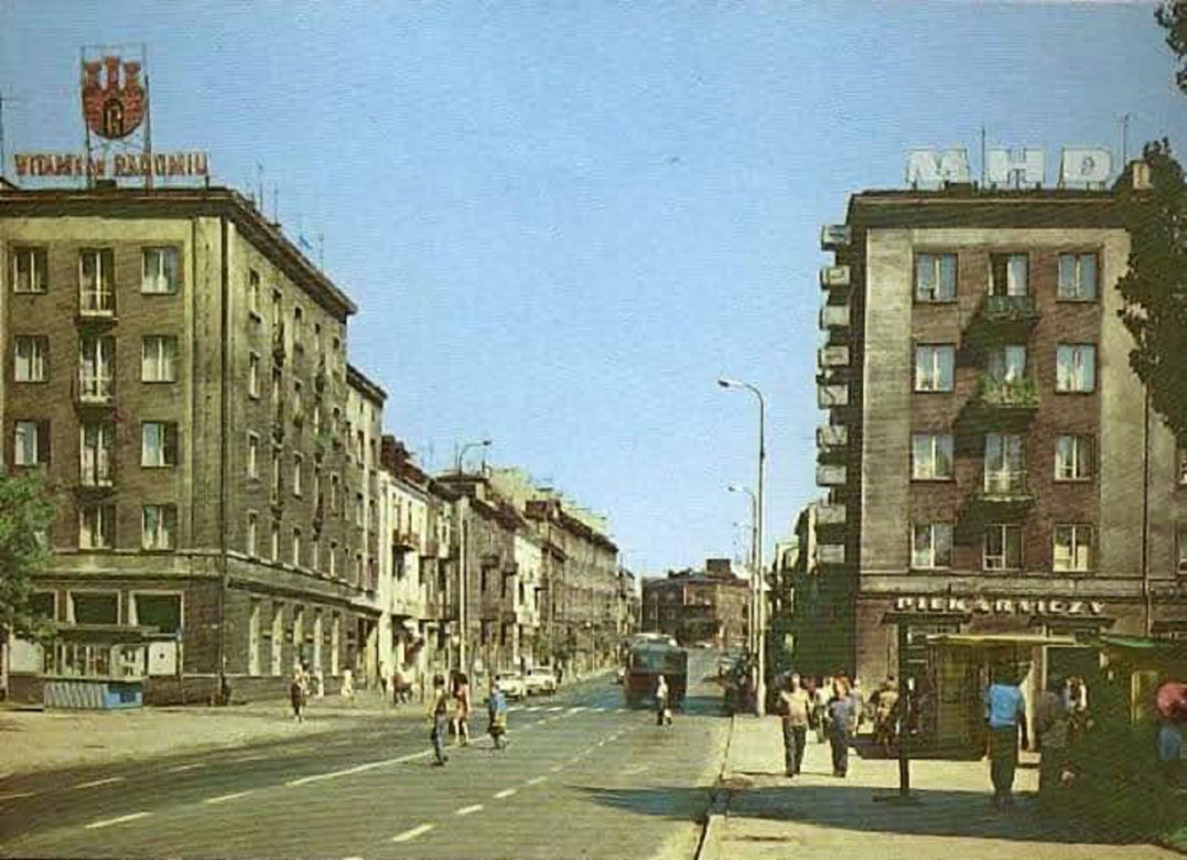 Ulica Romualda Tragutta na przestrzeni lat 