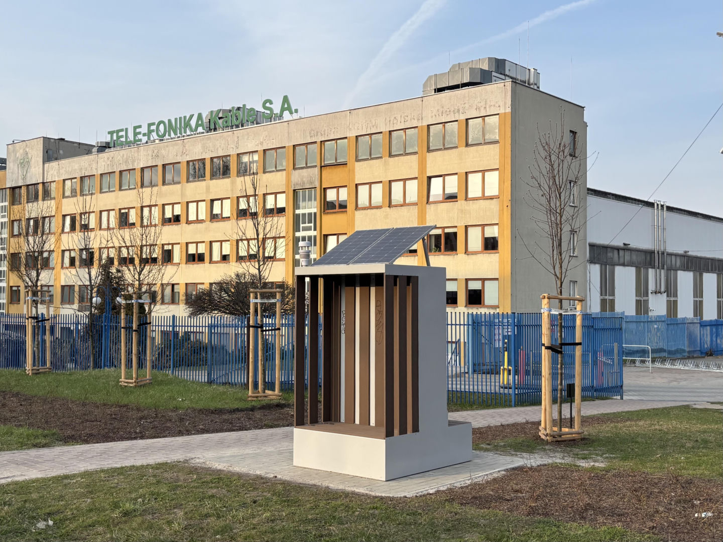 Mechofiltr z ławką w Krakowie