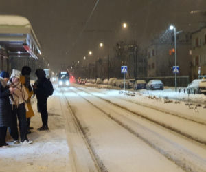 Zimowe utrudnienia w Warszawie