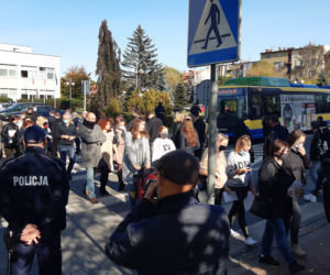 Blokada drogi w Tarnowie - protest