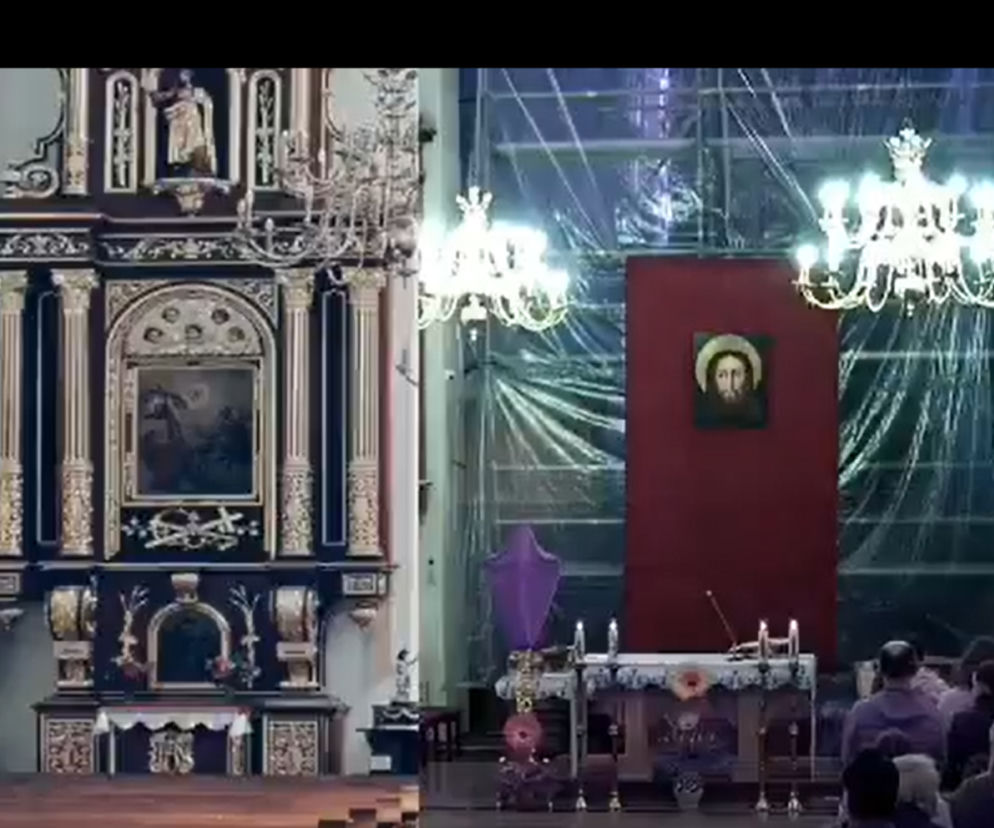 Wyjątkowa transmisja mszy święte z kościoła w Nowym Sączu