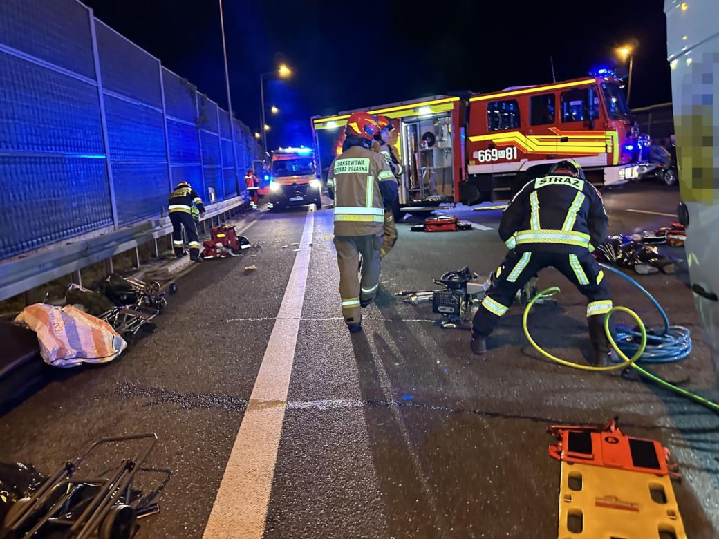 Tragedia na S2 pod Warszawą. Pięć osób nie żyje w wyniku wypadku drogowego w pobliżu Konotopy!