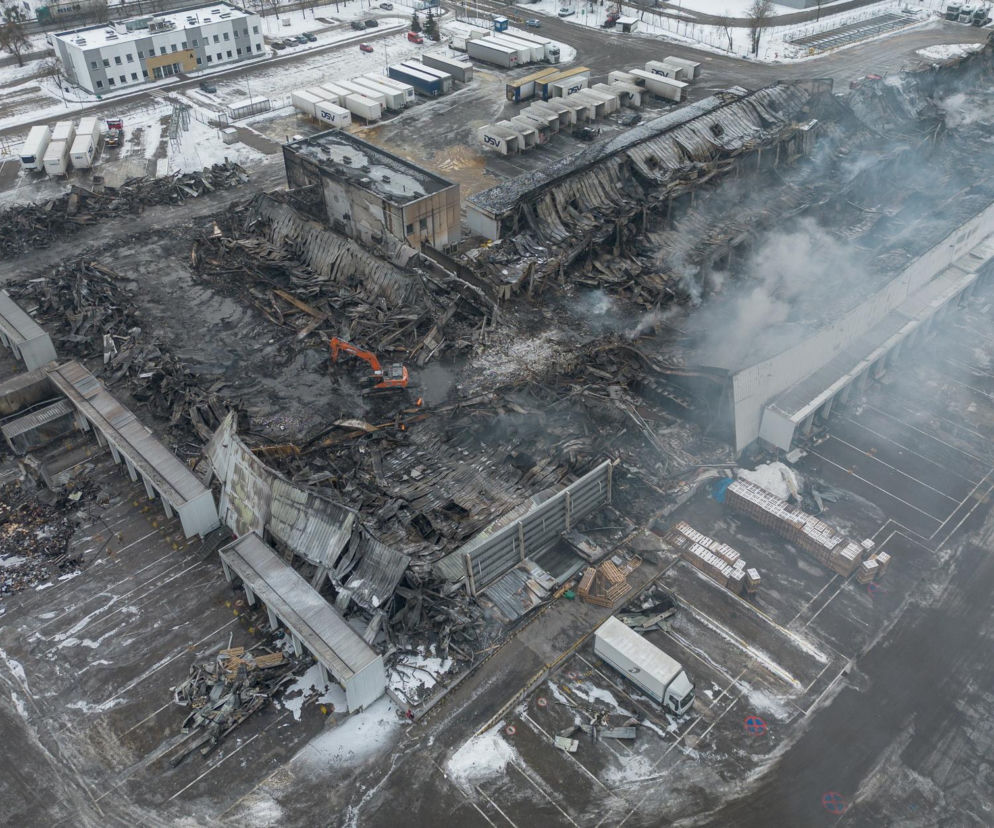 Wielki pożar magazynu pod Poznaniem. Skala zniszczeń poraża!