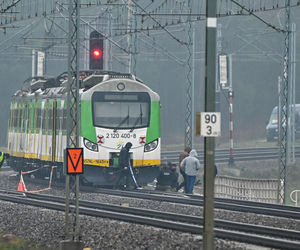 Miejsce uszkodzonych torów