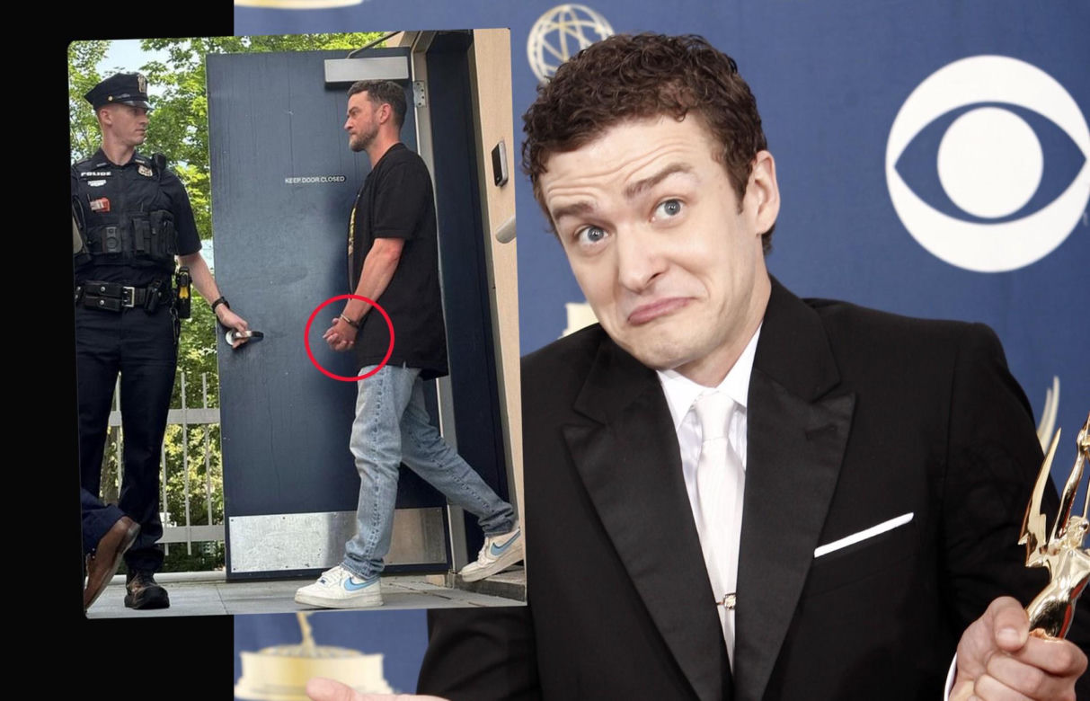 Tak wygląda Justin Timberlake w kajdankach! Zdjęcia hitem sieci 