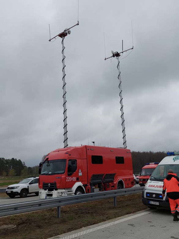 Wojewódzkie ćwiczenia ratownicze na S61 pod Łomżą [ZDJĘCIA]