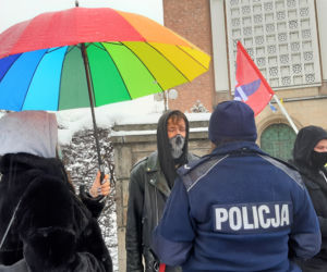 „LGBT to ludzie - uliczny protest w Tarnowie