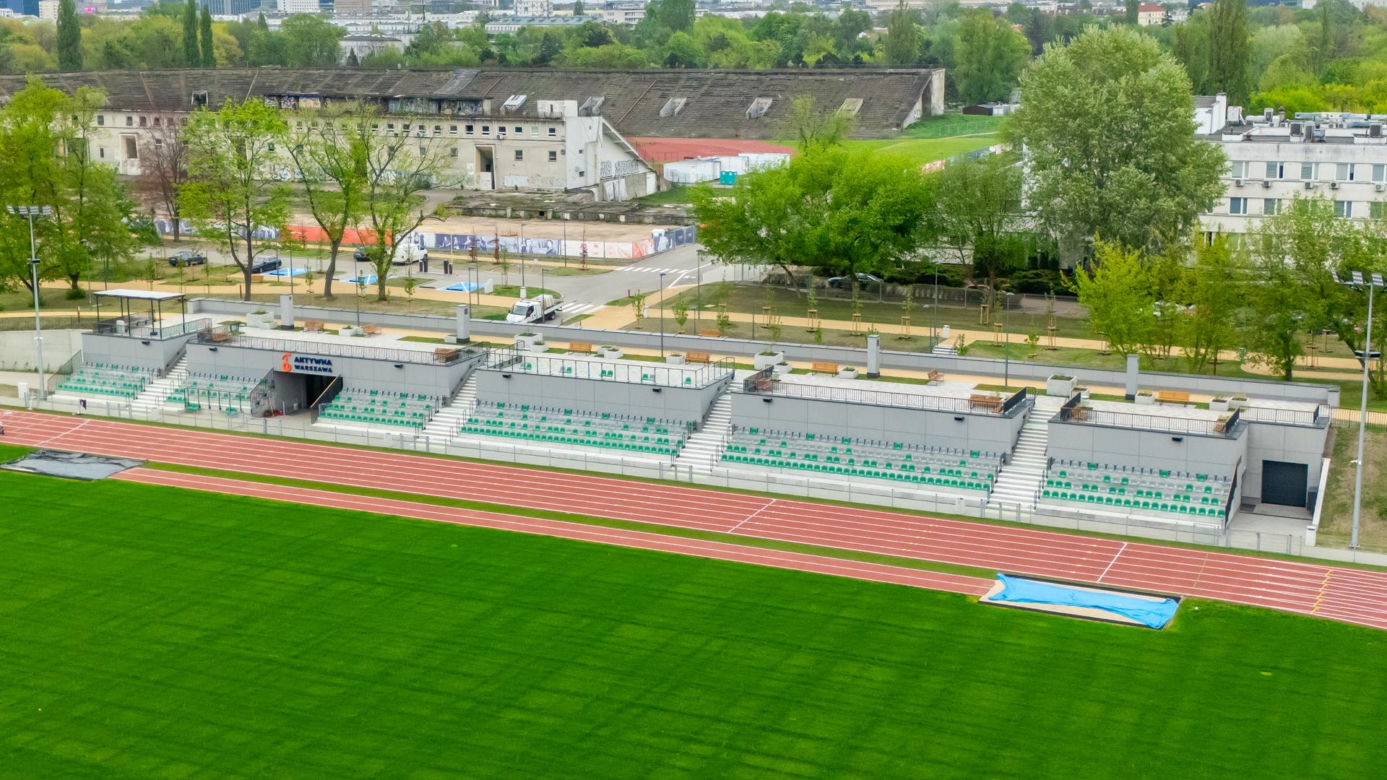 Skra tuż przed otwarciem w kwietniu 2025