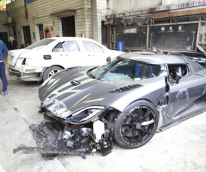 Koenigsegg Agera R rozbity w Chinach