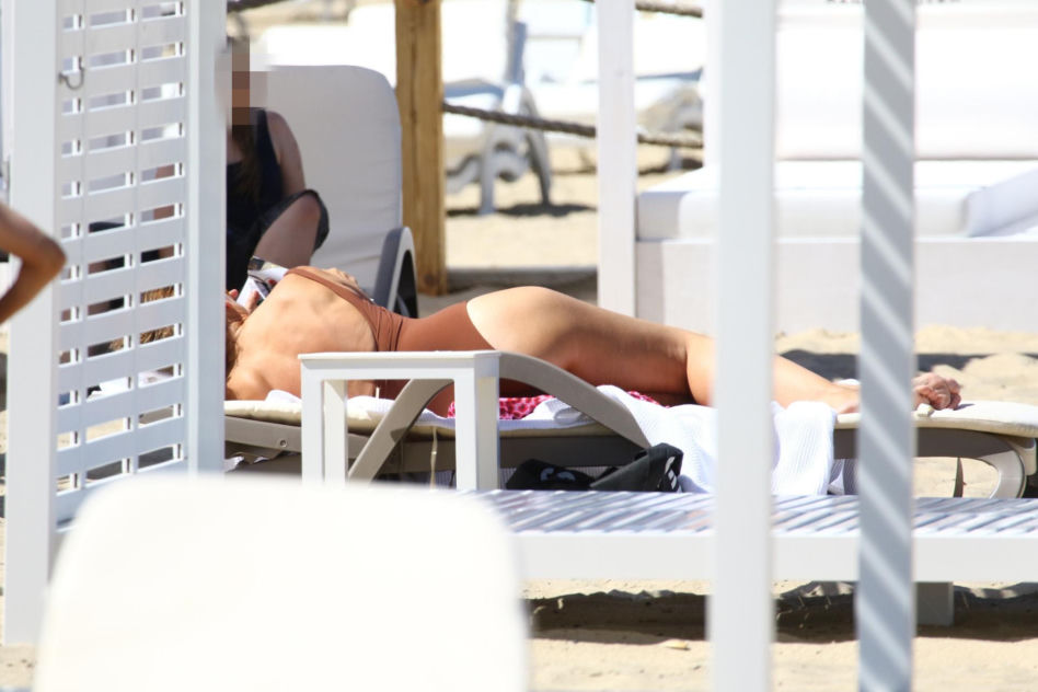Katarzyna Herman na plaży