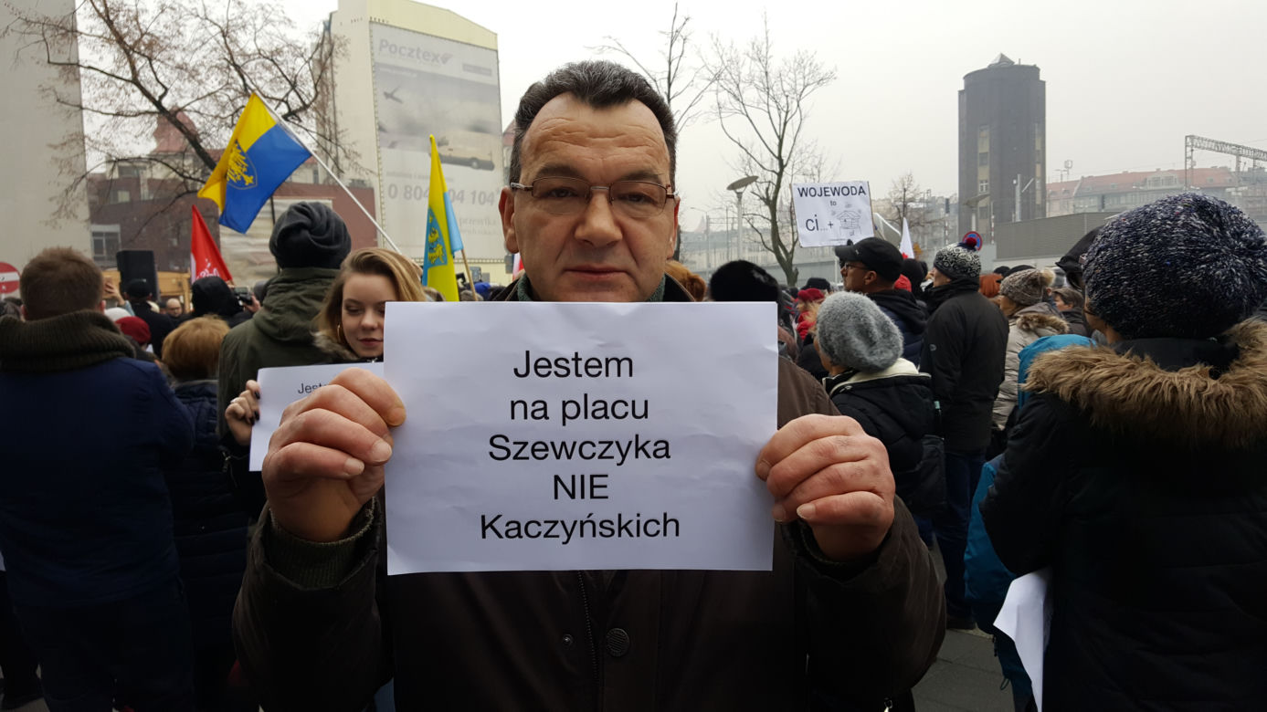 Mieszkańcy Katowic bronią placu Szewczyka