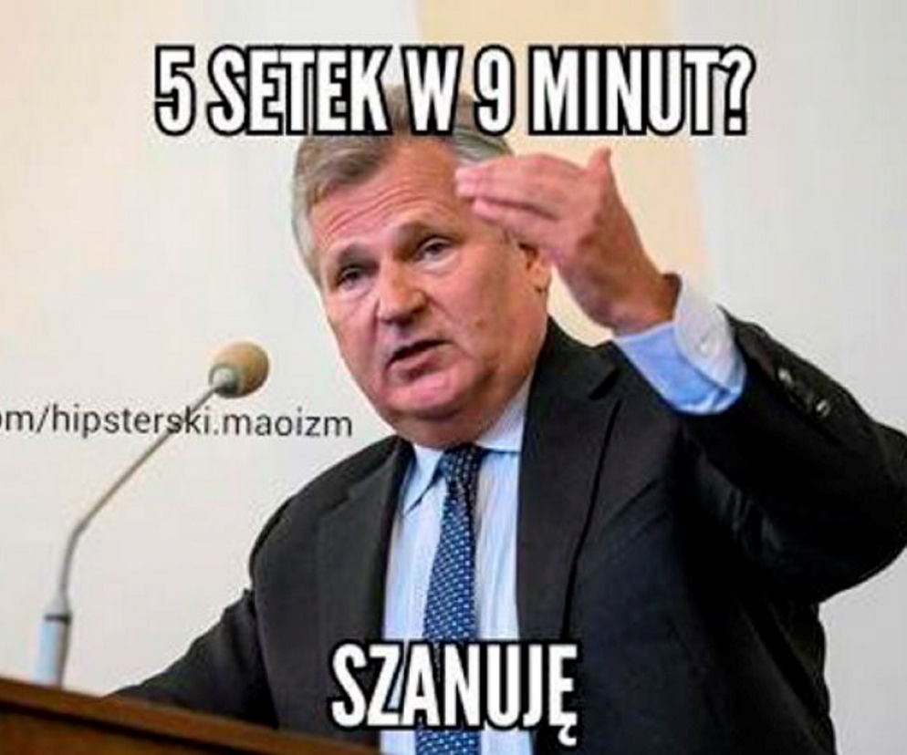Kwaśniewski królem internetu