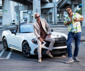 Abarth 124 Spider u boku Stinga i Shaggy'ego