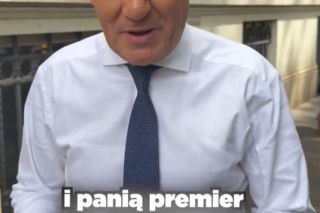 Premier Tusk skoczył na włoską pizzę! Pizza for Donald!