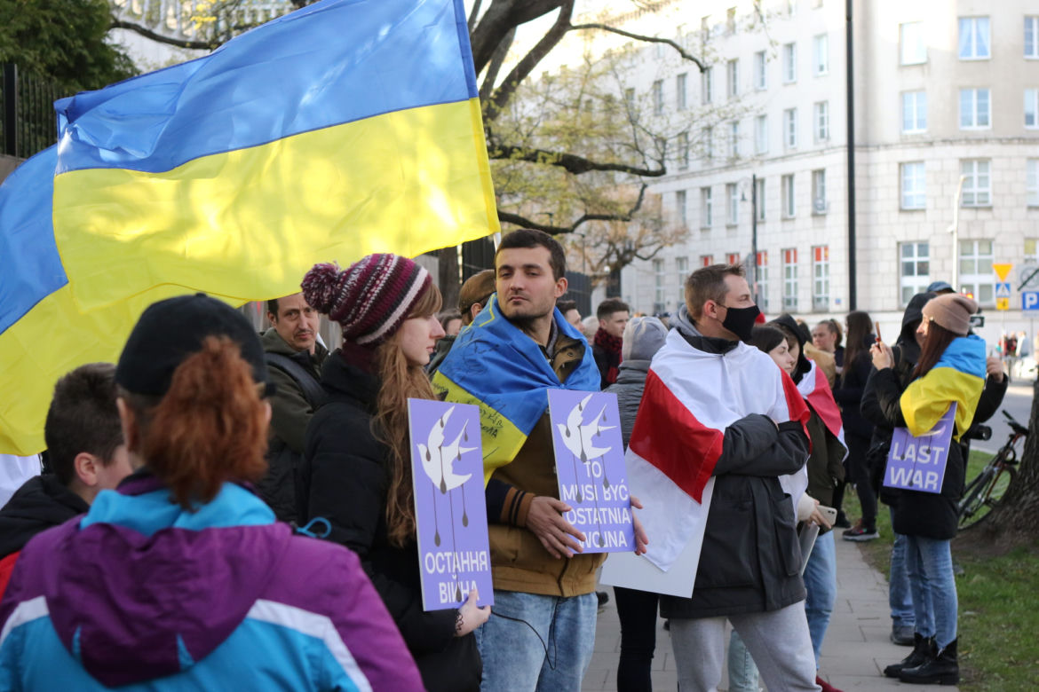  "Stop finansowaniu wojen". Manifestacja w Warszawie