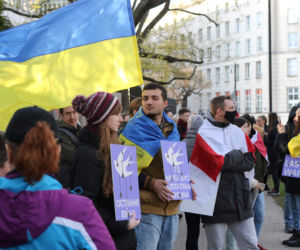  Stop finansowaniu wojen. Manifestacja w Warszawie
