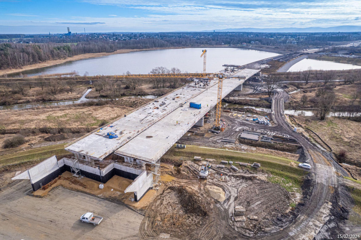 Budowa S1 Oświęcim - Dankowice LUTY 2024
