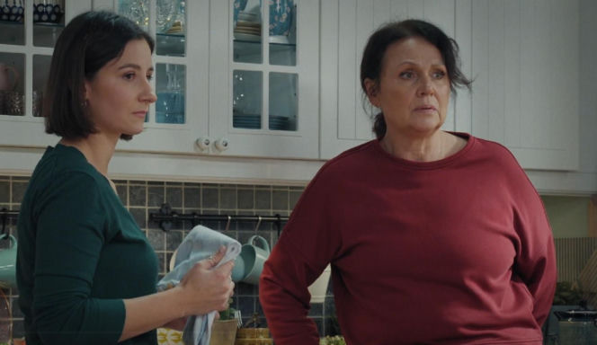 M jak miłość odc. 1927. Marysia (Małgorzata Pieńkowska), Agnes (Amanda Mincewicz)