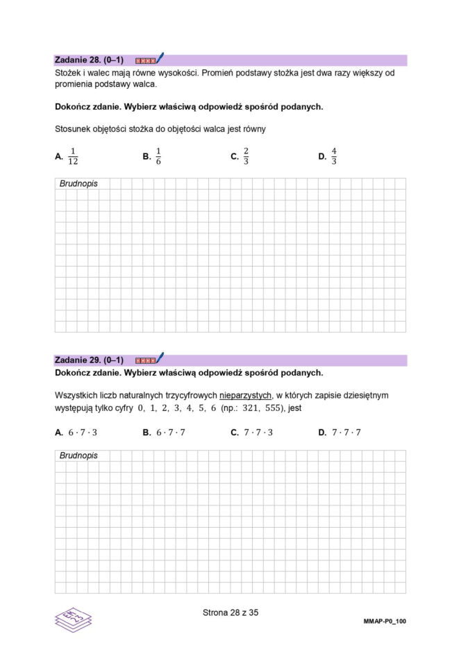arkusz maturalny CKE - matematyka podstawowa