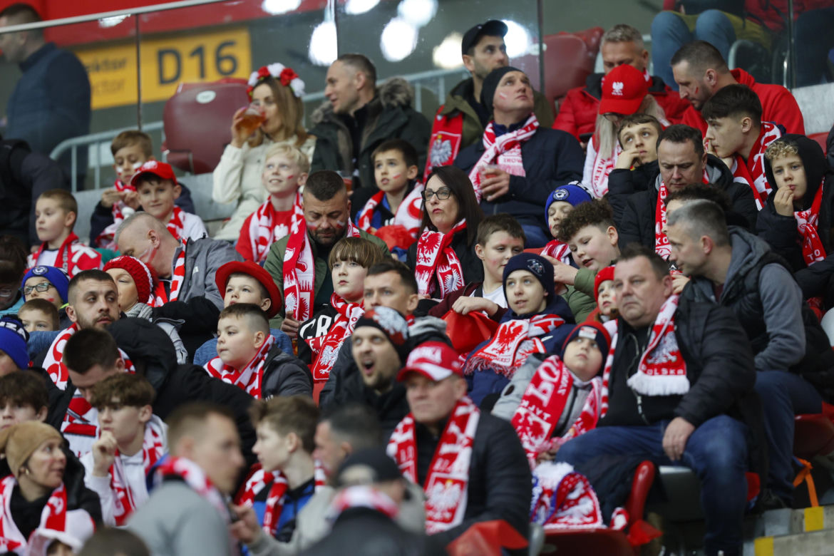 Kibice na meczu Polska - Estonia. Zdjęcia z trybun [21.03.2024]